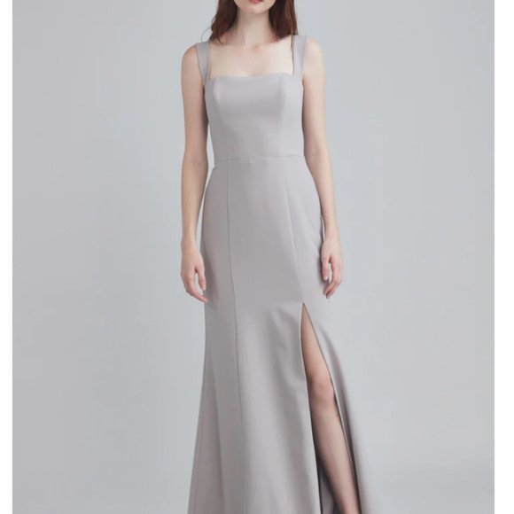 Cleo Amsale Bridesmaid Dress Blush Sz 8 or Sz 6 - Picture 3 of 6